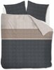 Beddinghouse Dekbedovertrek Naomi Antracite 32603