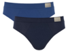 Sloggi Men Go Natural Brief 2-Pack Blue 10214618-M008 | 27852