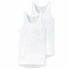 Schiesser Men Original Classics Feinripp Singlet 0/0 2-Pack Wit 005121 | 10416