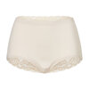 Ten Cate Women Secrets High Waist Brief Lace Back Shiny Almond 31758-6235 | 33484