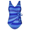 Ten Cate Badpak V-Neck Padded Faded Blues 60672-2204 | 33360