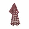 Bunzlau Castle Theedoek Hearts Burgundy 6413 | 32441