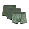 Ten Cate Boys Shorts 3-Pack Jumping Deer Gradient Moss 60869-6275 | 34065