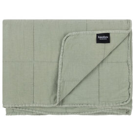 Linolux Sprei Stonewashed Blocks Mineral Green LNX SPREI STONMN | 32222