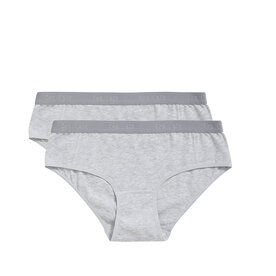 Ten Cate Girls Hipster 2-Pack Light Grey 31985-955 | 24890