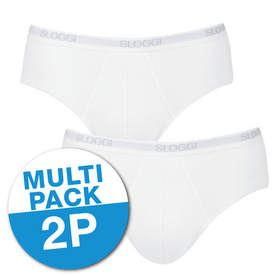 Sloggi Men Basic Midi 2-Pack Wit 10020412-003 | 10356