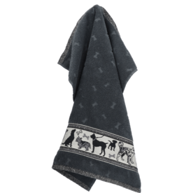 Bunzlau Castle Keukendoek Dogs Antraciet 6325 | 33109