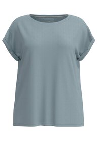 Tom Tailor Dames Shirt Uni Light Blue 64197-6085-620 | 33382