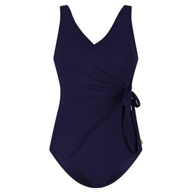 Ten Cate Badpak V-Neck Padded Ink Blue 60672-1640 | 33357
