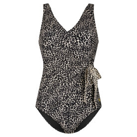 Ten Cate Badpak V-Neck Padded Little Leopard 60672-2195 | 33358