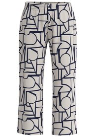 Tom Tailor Dames Pyjama Broek All-Over Print Cream 64205-6085-515 | 33561