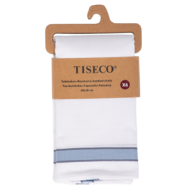 Tiseco Heren Zakdoeken 6P Indigo 7020 | 33462