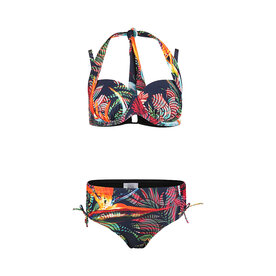 Mila 4-Ways Bikini Navy Orange N59224-23BC | 33417