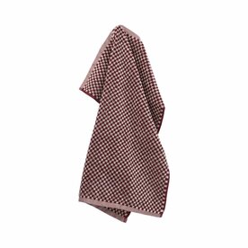 Bunzlau Castle Keukendoek Small Check Burgundy 6420 | 32439
