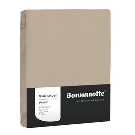 Bonnanotte Kussensloop katoen 2-Pack Taupe | 33683