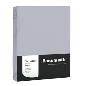 Bonnanotte Kussensloop katoen 2-Pack Lichtgrijs | 33684