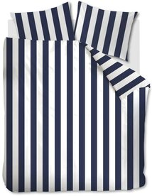 VT Wonen Dekbedovertrek Vertical Stripe Navy | 33908