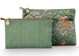 Pip Studio Cosmetic Bags Combi Caryn Green W26-PIP51-274-329 | 34049