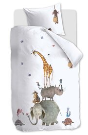 Beddinghouse Kids Flanel Dekbedovertrek Dieren van Fiep | 25049