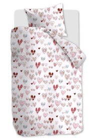 Beddinghouse Kids Flanel Dekbedovertrek Sweethearts Multi | 34148