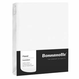 Bonnanotte Flanel Hoeslaken White BLBN51XXHL-WI | 34210