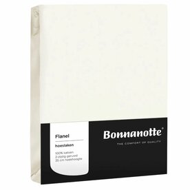 Bonnanotte Flanel Hoeslaken Offwhite BLBN51XXHL-SW | 34211