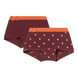 Ten Cate Girls Shorts 2-Pack Deer Dots Dahlia 60863-6271 | 33990