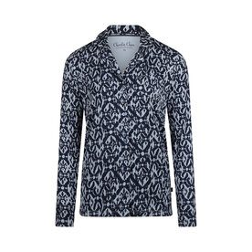 Charlie Choe Dames Doorknoop Shirt Blue Blizard M61131-38 | 34295