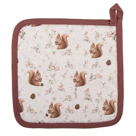 Clayre &amp; Eef Pannenlap Eekhoorn TST45| 34242