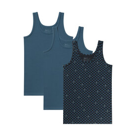 Ten Cate Boys Singlet 3-Pack Logo Dots 60872-6268 | 34068