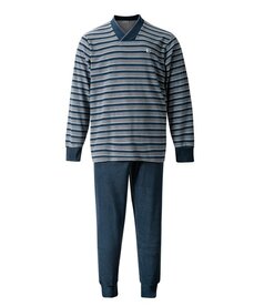 Gentlemen Heren Pyjama Badstof Donkerblauw 114323 | 34263
