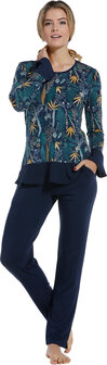 Pastunette DeLuxe Dames Pyjama Dark Blue 25202-300-2 | 23141