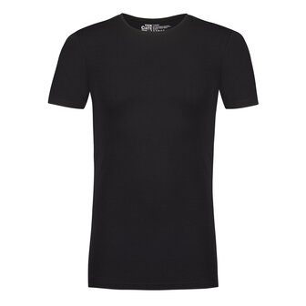 Ten Cate Men Basics Bamboo Viscose T-Shirt Black 30860-090 | 20215