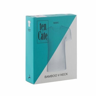 Ten Cate Men Basics Bamboo Viscose V-Neck Black 30862-090 | 20217