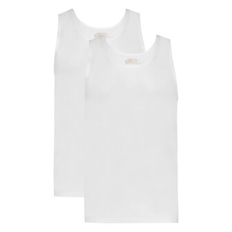 Ten Cate Men Basics Singlets 2-Pack White 32298-001 | 26936