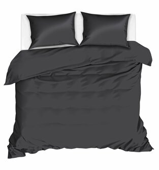 Livello Dekbedovertrek Uni Satijn Grey DBSLIN3700 | 27052