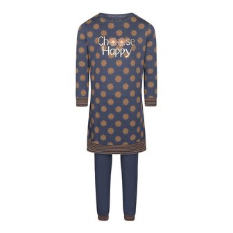 Charlie Choe Meisjes Pyjama Long Pullover Set Navy U45014-41 | 27219