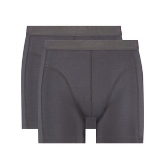 Ten Cate Men Basics Bamboo Viscose Shorts 2-Pack Grey 30859-1476 | 26815