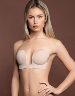 Bye Bra Zelfklevende Naadloze U-Stijl BH Beige SUSBRA | 29122