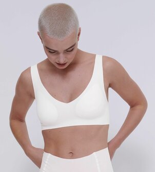 Sloggi Bralette Zero Feel 2.0 Voorgevormd Silk White 10217728-00GZ | 29594