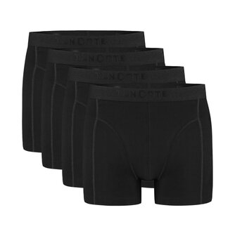 Ten Cate Men Basics Bamboo Viscose Shorts 4-Pack Black 32388 | 27692