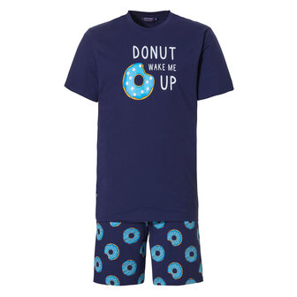 Pastunette Jongens Shortama Donut Dark Blue 34231-682-3 | 28086