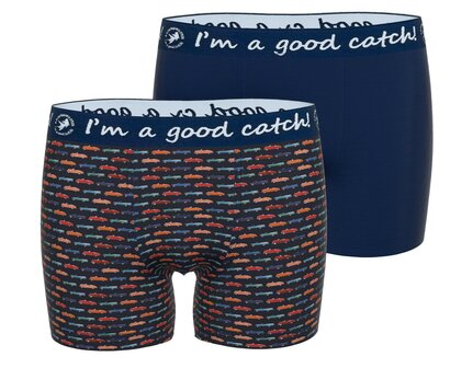 A Fish Named Fred Heren Shorts Cadillac Blue 2-Pack 110022-6095-635 | 29920