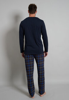 Tom Tailor Heren Pyjama Dark Blue 71345-4009-634 | 28874-28875