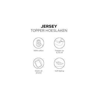 Beddinghouse Jersey Topper Hoeslaken Terra | 24205