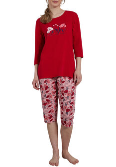 G&ouml;tzburg Dames Pyjama Red 25152-4009-455 | 29716