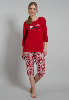 G&ouml;tzburg Dames Pyjama Red 25152-4009-455 | 29716
