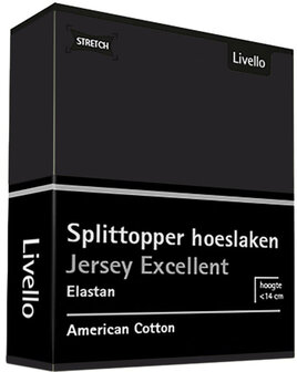 Livello Jersey Excellent Splittopper Black BLLIV33SHL-990ZW | 28925