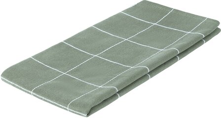 Linolux Theedoek Grote Ruit Grey Green TDLNX001GG | 30064