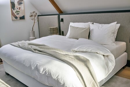 Linolux Sprei Stonewashed Mr &amp; Mrs Amsterdam Mineral 27035